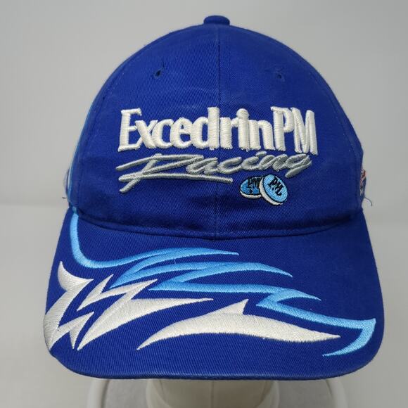 Excedrin PM Racing Herzog Motorsports Baseball Cap Blue One Size American Needle - Picture 2 of 10